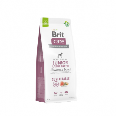 Brit Care Sustainable Junior Large Breed Chicken&Insect