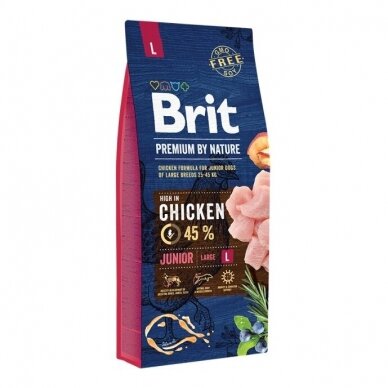BRIT Premium By Nature Junior L, 15 kg