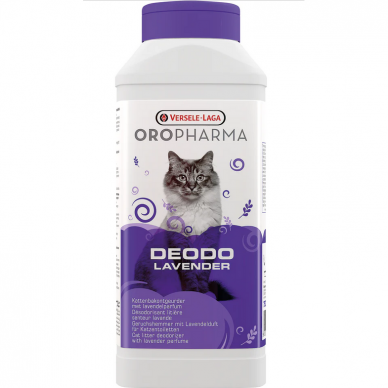 DEODOO Levandų kvapo milteliai kačių tualetui, 750 g DEODOO Levandų kvapo milteliai kačių tualetui, 750 g