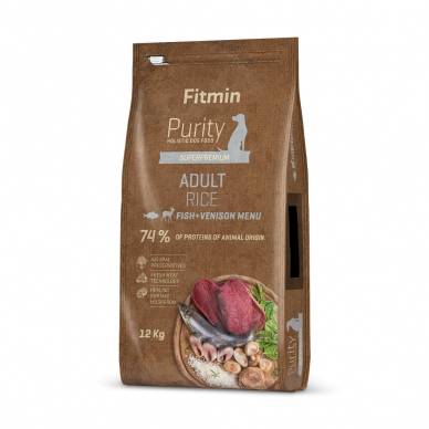 Fitmin dog Purity Rice Adult Fish&Venison, 2 kg