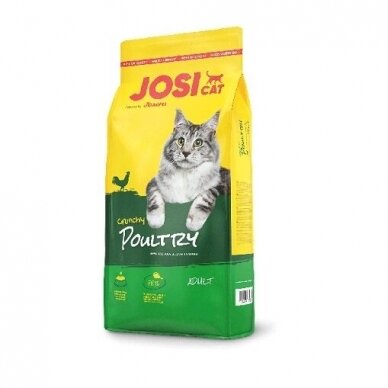 Josera JosiCat Crunchy Poultry, 10kg + 300 g Prestige katėms su žuvimi 1