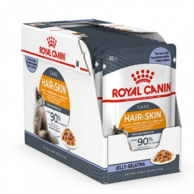 Royal Canin Hair&Skin in Jelly, 12x85 g