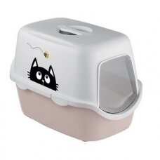 Stefanplast CATHY GRIFFE kačių tualetas-būdelė kreminės spalvos