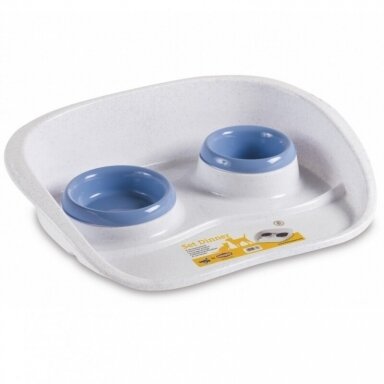 STEFANPLAST SET DINNER padėklas su dubenėliais mėlynas STEFANPLAST SET DINNER padėklas su dubenėliais mėlynas
